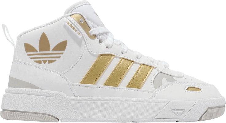 White and gold adidas 2025 womens
