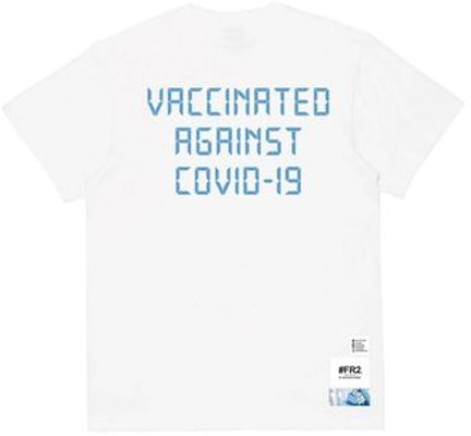 FR2 Vaccinated against Covid-19 T-shirt 'White' Buy FR2 Vaccinated against Covid-19 T-shirt 'White'