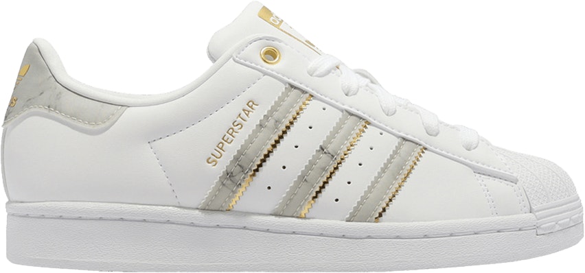 White & 2025 gold shoes