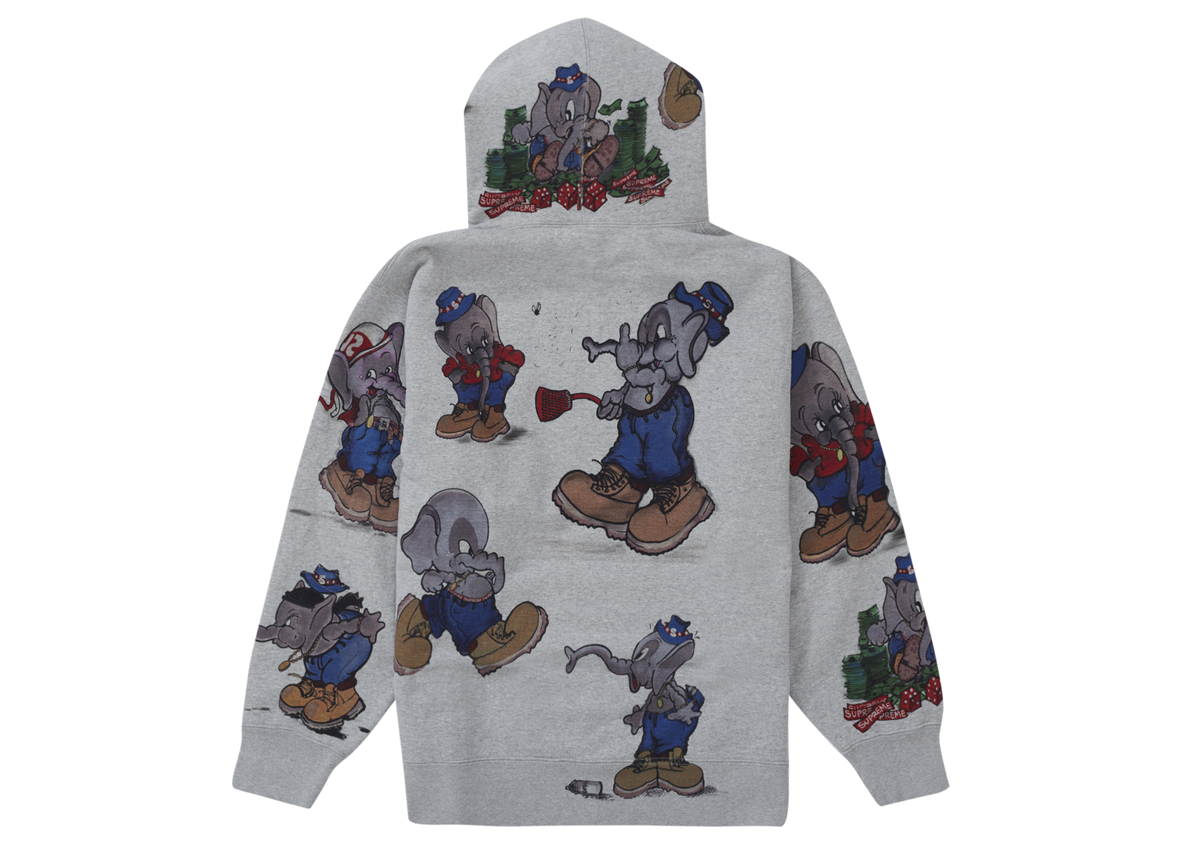 supreme elephant hooded sweatshirt