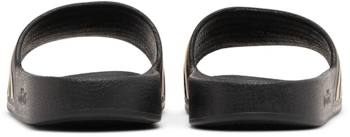 adidas Adilette Aqua Slides 'Hitam Emas Metalik' EG1758 Details for adidas Adilette Aqua Slides 'Hitam Emas Metalik' EG1758