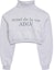 Order acmé de la vie A Logo Emblem Patch Crop Top Pullover Sweatshirt Melange
