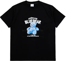 acmé de la vie Blue Teddy Bear Short Sleeve T-shirt Black acmé de la vie Blue Teddy Bear Short Sleeve T-shirt Black