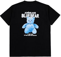 acmé de la vie Baju T-shirt Hitam Lengan Pendek Teddy Bear Biru Order acmé de la vie Baju T-shirt Hitam Lengan Pendek Teddy Bear Biru