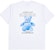 acmé de la vie Blue Teddy Bear Short Sleeve T-shirt White