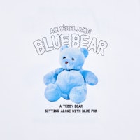 acmé de la vie 蓝色小熊短袖T恤 白色 Lookbook acmé de la vie 蓝色小熊短袖T恤 白色