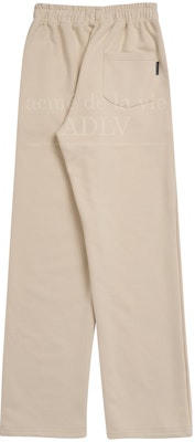 acmé de la vie Curly Logo Emboss Embroidery Sweat Pants Beige Order acmé de la vie Curly Logo Emboss Embroidery Sweat Pants Beige