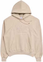 acmé de la vie Curly Logo Emboss Embroidery Basic Hoodie Beige acmé de la vie Curly Logo Emboss Embroidery Basic Hoodie Beige
