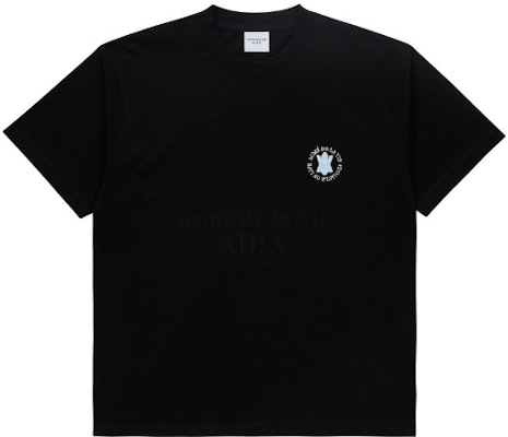 acmé de la vie A Logo Emblem Embroidery Basic Short Sleeve T-shirt Black Buy acmé de la vie A Logo Emblem Embroidery Basic Short Sleeve T-shirt Black