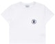 Buy acmé de la vie A Logo Emblem Embroidery Crop Top Short Sleeve T-shirt White