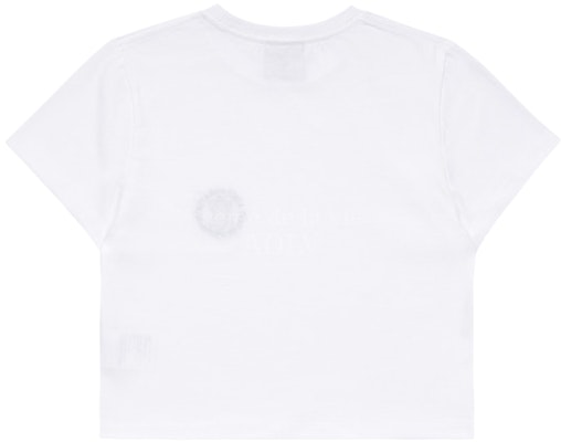 acmé de la vie A Logo Emblem Embroidery Crop Top Short Sleeve T-shirt White Order acmé de la vie A Logo Emblem Embroidery Crop Top Short Sleeve T-shirt White