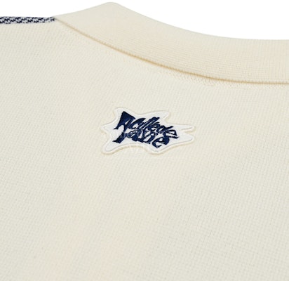 acmé de la vie Stripe Front Zip Up Knit Ivory Shop acmé de la vie Stripe Front Zip Up Knit Ivory