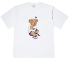 acmé de la vie Check Pants Bear Short Sleeve T-shirt White acmé de la vie Check Pants Bear Short Sleeve T-shirt White
