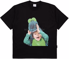 acmé de la vie Baby Face Crocodile Doll Short Sleeve T-shirt Black acmé de la vie Baby Face Crocodile Doll Short Sleeve T-shirt Black