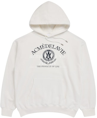 acmé de la vie Laurel A Logo Emblem Hoodie Cream Buy acmé de la vie Laurel A Logo Emblem Hoodie Cream