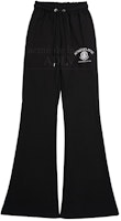 acmé de la vie Laurel A Logo Emblem Boots Cut Sweat Pants Black acmé de la vie Laurel A Logo Emblem Boots Cut Sweat Pants Black