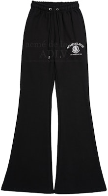 acmé de la vie Laurel A Logo Emblem Boots Cut Sweat Pants Black Buy acmé de la vie Laurel A Logo Emblem Boots Cut Sweat Pants Black