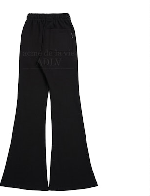 acmé de la vie Laurel A Logo Emblem Boots Cut Sweat Pants Black Order acmé de la vie Laurel A Logo Emblem Boots Cut Sweat Pants Black