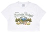 Buy acmé de la vie Greenery Artwork Crop Top Short Sleeve T-shirt White