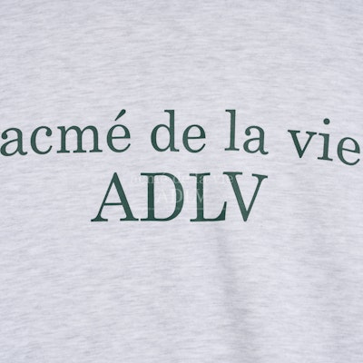 acmé de la vie A Logo Emblem Patch Basic Pullover Sweat Shirt Melange Shop acmé de la vie A Logo Emblem Patch Basic Pullover Sweat Shirt Melange