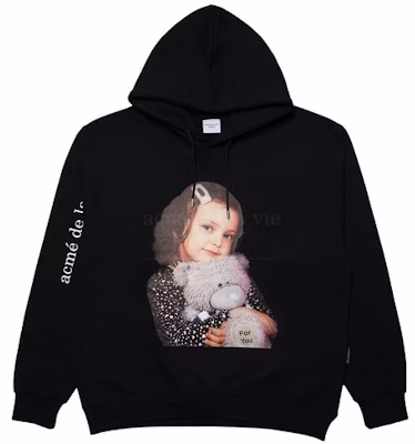 acmé de la vie Baby Face Hoodie Black Grey Teddybear Buy acmé de la vie Baby Face Hoodie Black Grey Teddybear
