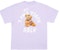 acmé de la vie Tiger Teddy Bear Doll Short Sleeve T-shirt Light Purple