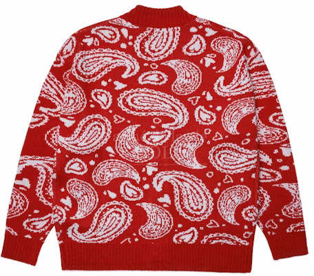 acmé de la vie Paisley Cardigan Red Order acmé de la vie Paisley Cardigan Red
