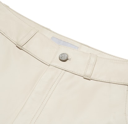 acmé de la vie Lambskin Leather Set Up Short Pants Ivory Lookbook acmé de la vie Lambskin Leather Set Up Short Pants Ivory