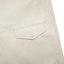 Shop acmé de la vie Lambskin Leather Set Up Short Pants Ivory