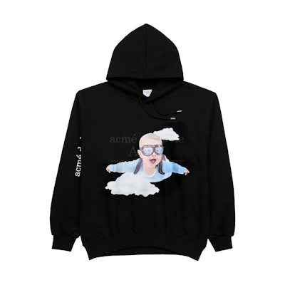 ADLV Baby Face Skydiving Hoodie Black