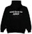 acmé de la vie Baby Face Skydiving Hoodie Black