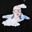 Lookbook acmé de la vie Baby Face Skydiving Hoodie Black