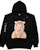 acmé de la vie Baby Face Bear Doll Hoodie Black