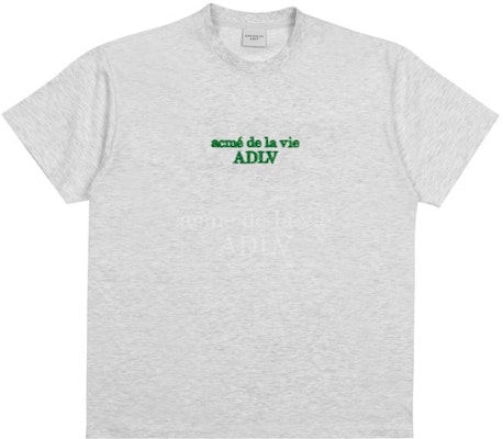 acmé de la vie Real Turf Embroidery Short Sleeve T-shirt Melange Buy acmé de la vie Real Turf Embroidery Short Sleeve T-shirt Melange