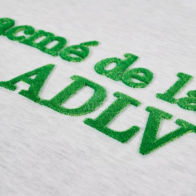 acmé de la vie Real Turf Embroidery Short Sleeve T-shirt Melange Shop acmé de la vie Real Turf Embroidery Short Sleeve T-shirt Melange