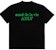 acmé de la vie Real Turf Embroidery Short Sleeve T-shirt Black