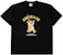 acmé de la vie Cartoon Bear Short Sleeve T-shirt Black