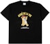Buy acmé de la vie Cartoon Bear Short Sleeve T-shirt Black
