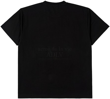 acmé de la vie Cartoon Bear Short Sleeve T-shirt Black Order acmé de la vie Cartoon Bear Short Sleeve T-shirt Black