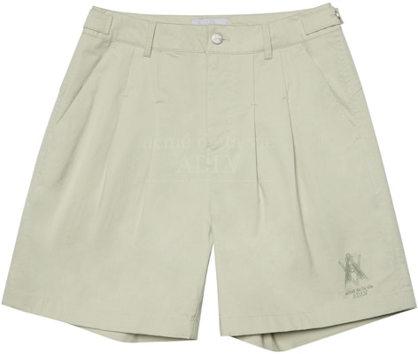 acmé de la vie A Logo Pin Tuck Casual Short Pants Beige Buy acmé de la vie A Logo Pin Tuck Casual Short Pants Beige