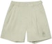 Buy acmé de la vie A Logo Pin Tuck Casual Short Pants Beige
