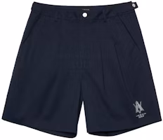 acmé de la vie A Logo Pin Tuck Casual Short Pants Navy acmé de la vie A Logo Pin Tuck Casual Short Pants Navy