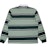 acmé de la vie A Logo Embroidery Stripe Pattern Polo Shirt Green