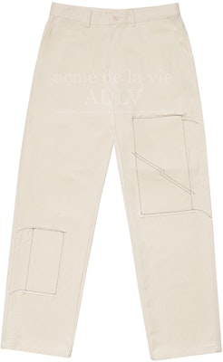acmé de la vie Stitch Patchwork Cotton Pants Ivory Buy acmé de la vie Stitch Patchwork Cotton Pants Ivory