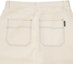 Shop acmé de la vie Stitch Patchwork Cotton Pants Ivory