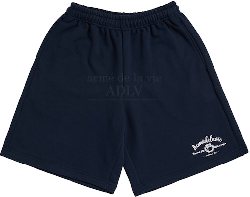 acmé de la vie Script Flag Logo Short Pants Navy Buy acmé de la vie Script Flag Logo Short Pants Navy