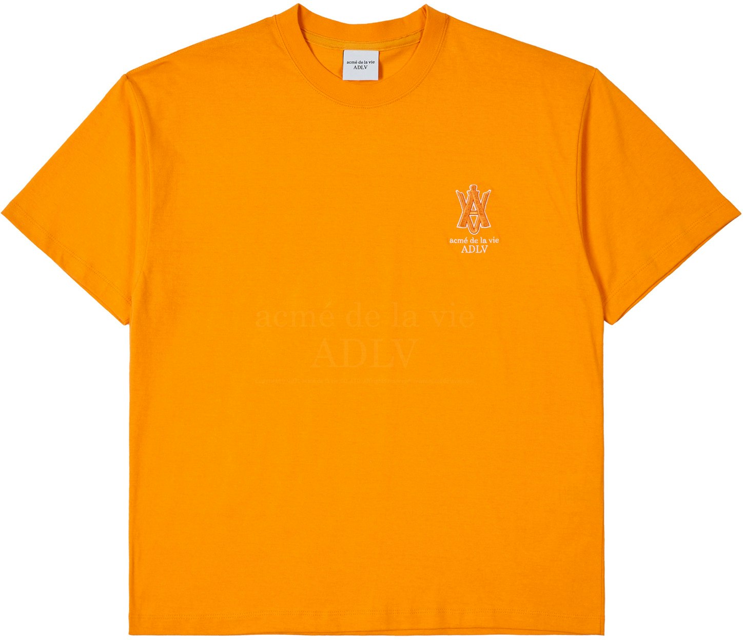 acme-de-la-vie-a-logo-basic-short-sleeve-t-shirt-orange