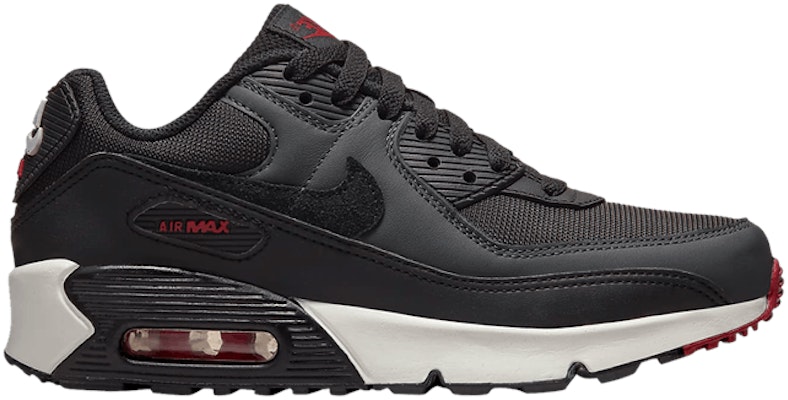 (Grade School) Nike Air Max 90 Leather 'Anthracite Team Red' CD6864â022 - CD6864-022 - Novelship
