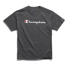 Champion Graphic Logo Tee T ‘Shirt Dark Grey Champion Graphic Logo Tee T ‘Shirt Dark Grey