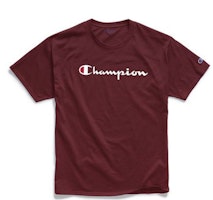 Champion Graphic Logo Tee T ‘Shirt Maroon Champion Graphic Logo Tee T ‘Shirt Maroon